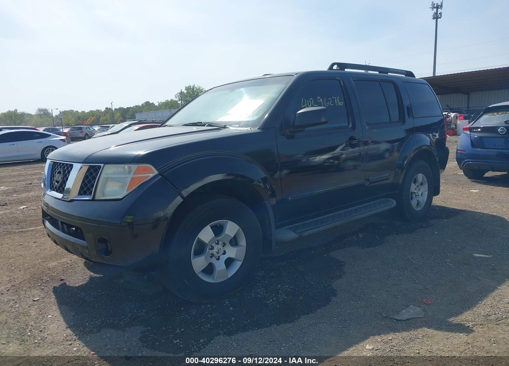 2006 NISSAN PATHFINDER S VIN: 5N1AR18WX6C607647