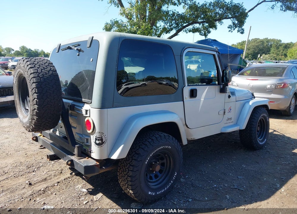 2003 JEEP WRANGLER X VIN: 1J4FA39S23P363077
