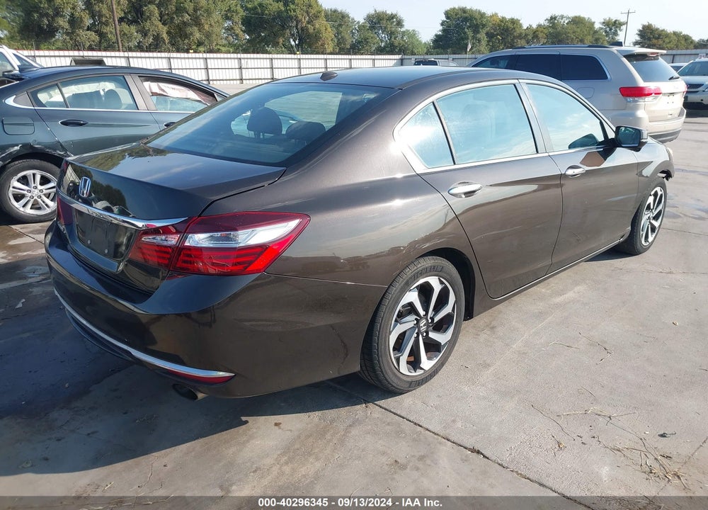 2016 HONDA ACCORD EX-L VIN: 1HGCR2F85GA052256