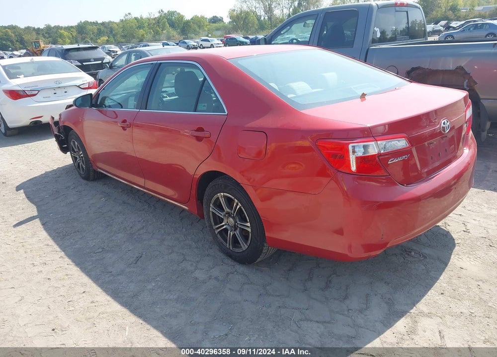 2012 TOYOTA CAMRY LE VIN: 4T1BF1FK5CU542192