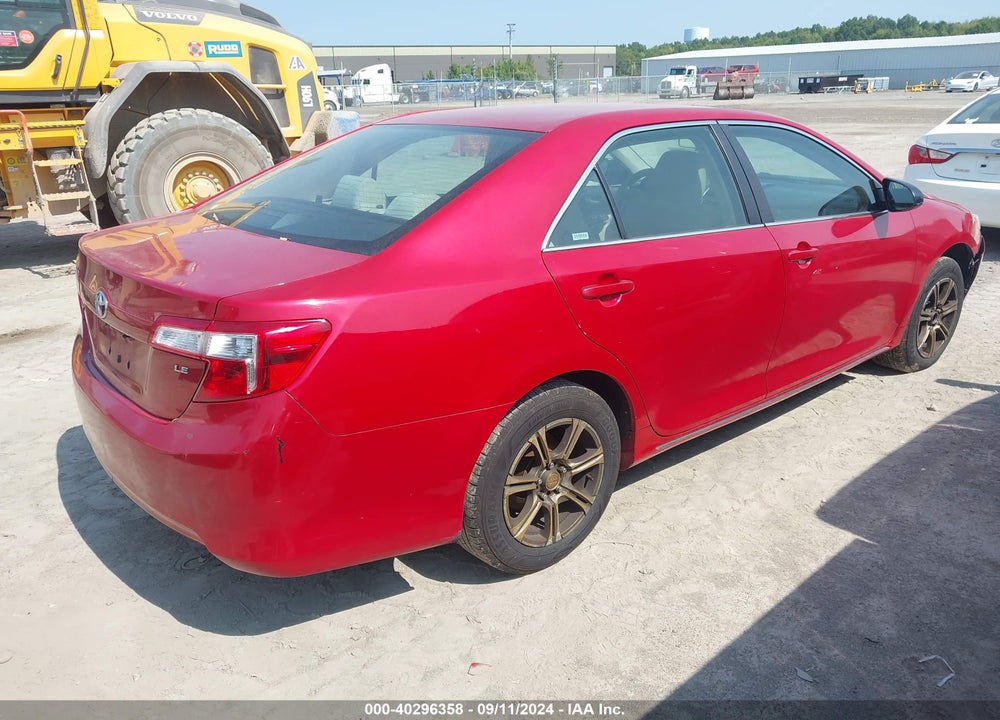 2012 TOYOTA CAMRY LE VIN: 4T1BF1FK5CU542192