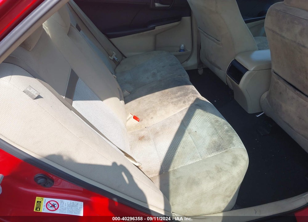 2012 TOYOTA CAMRY LE VIN: 4T1BF1FK5CU542192
