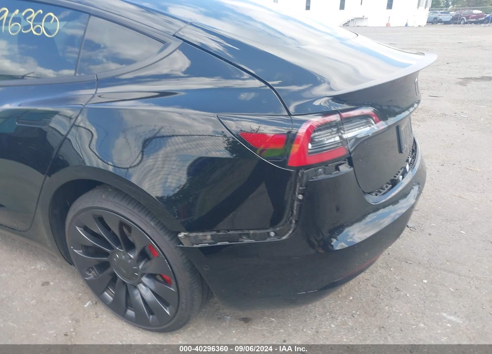 2022 TESLA MODEL 3 PERFORMANCE DUAL MOTOR ALL-WHEEL DRIVE VIN: 5YJ3E1EC4NF258523
