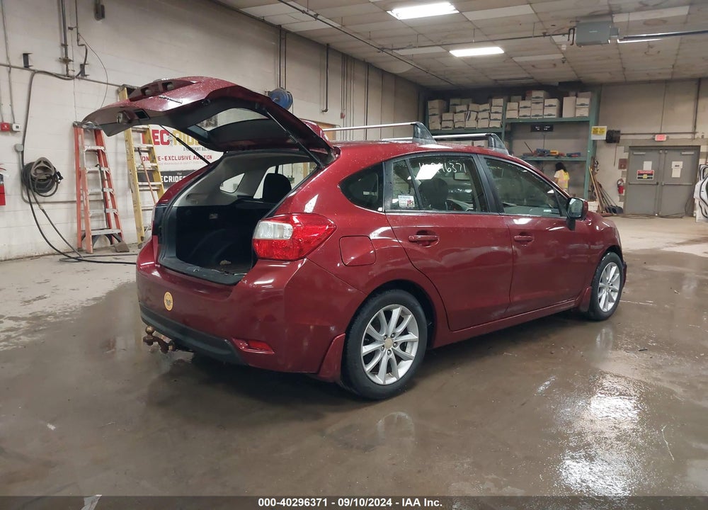 2012 SUBARU IMPREZA 2.0I PREMIUM VIN: JF1GPAC68CH210535