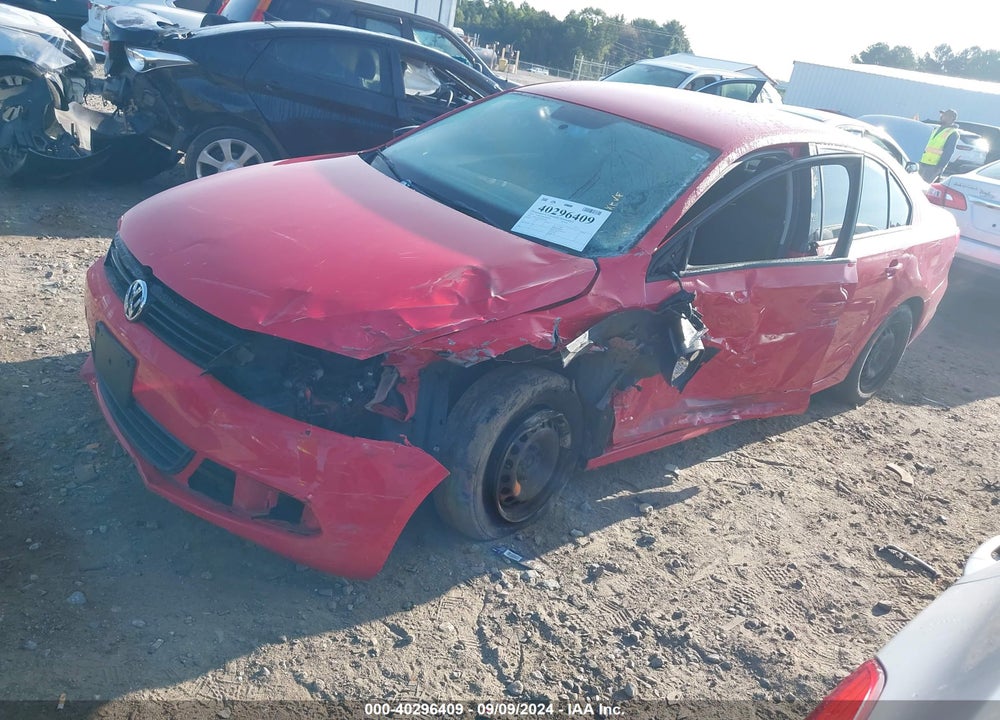 2014 VOLKSWAGEN JETTA 2.0L S VIN: 3VW2K7AJ9EM256562