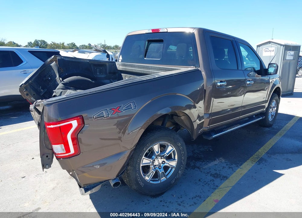 2015 FORD F-150 XLT VIN: 1FTEW1EG9FKD15781