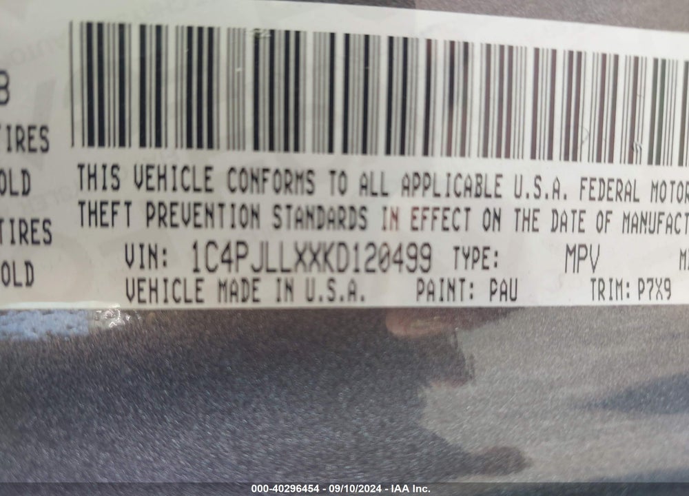 2019 JEEP CHEROKEE LATITUDE PLUS FWD VIN: 1C4PJLLXXKD120499