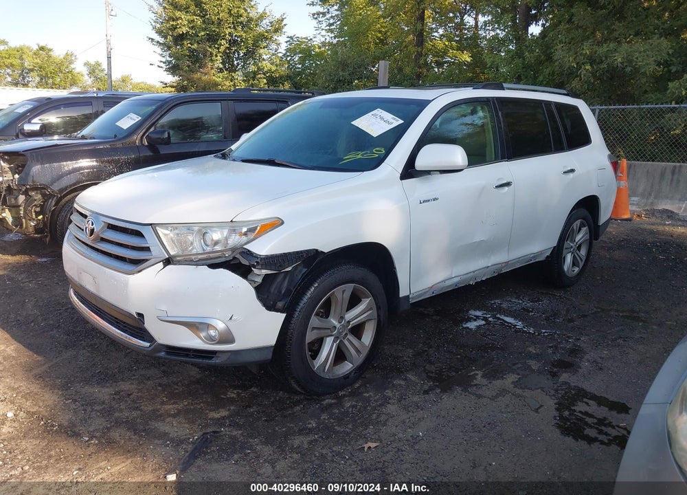 2013 TOYOTA HIGHLANDER LIMITED V6 VIN: 5TDDK3EH7DS195304