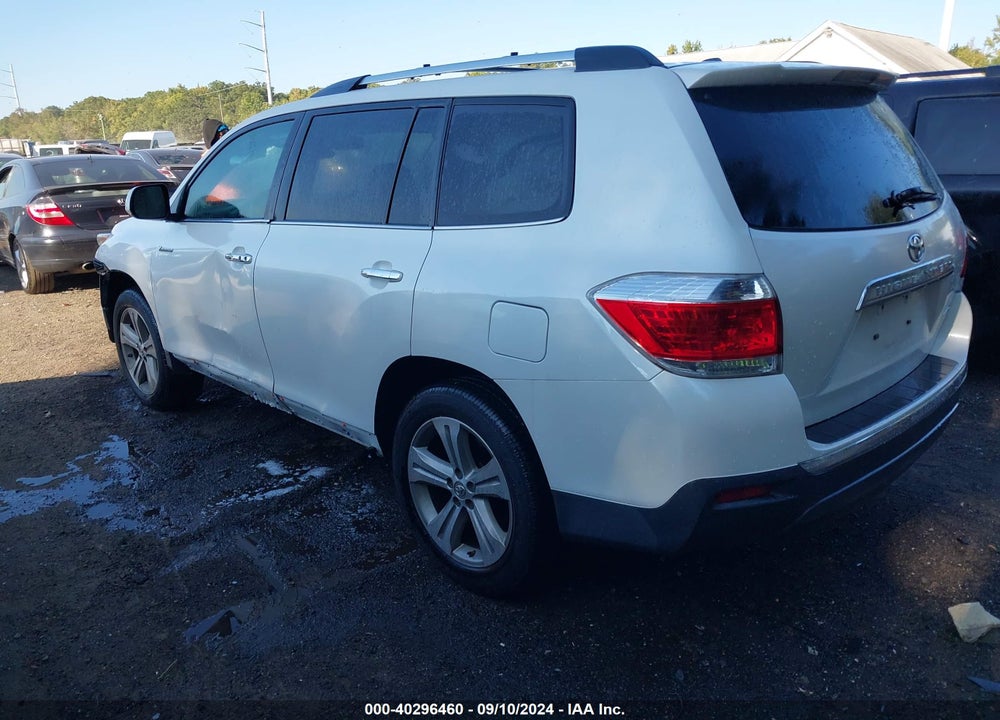 2013 TOYOTA HIGHLANDER LIMITED V6 VIN: 5TDDK3EH7DS195304