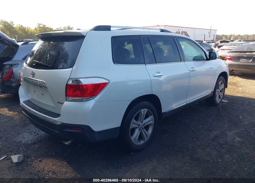 2013 TOYOTA HIGHLANDER LIMITED V6 VIN: 5TDDK3EH7DS195304