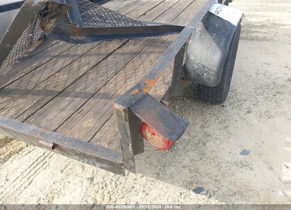 2007 SHIVERS UTILITY TRAILER VIN: 5D1BA13157G001249
