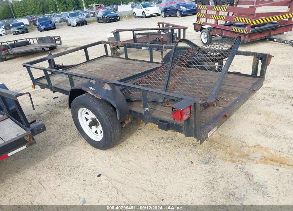 2007 SHIVERS UTILITY TRAILER VIN: 5D1BA13157G001249