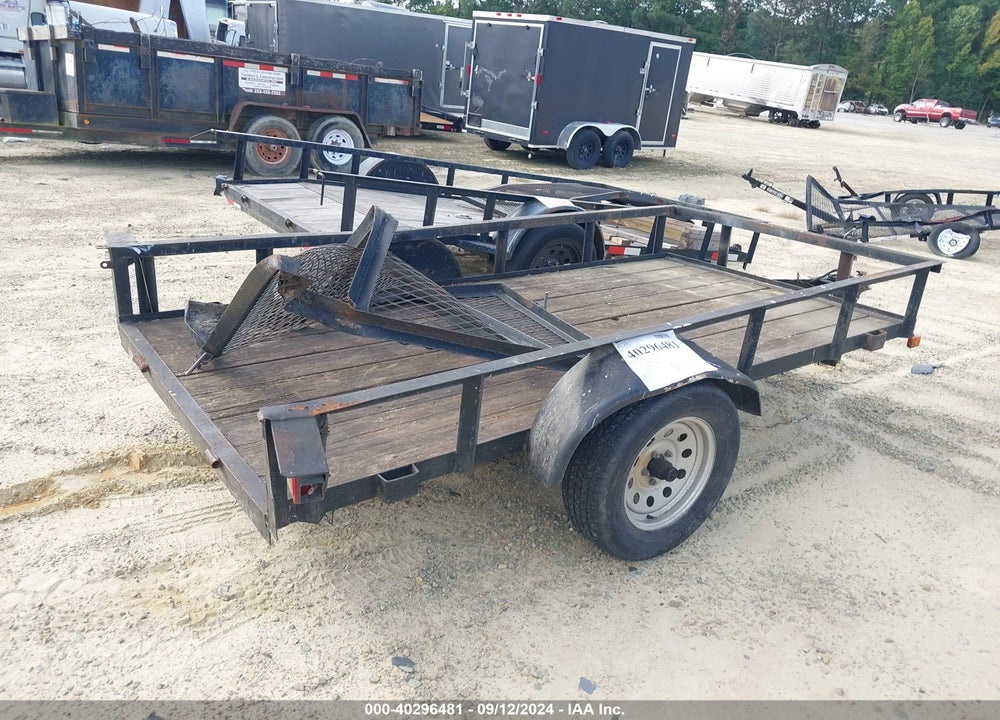 2007 SHIVERS UTILITY TRAILER VIN: 5D1BA13157G001249