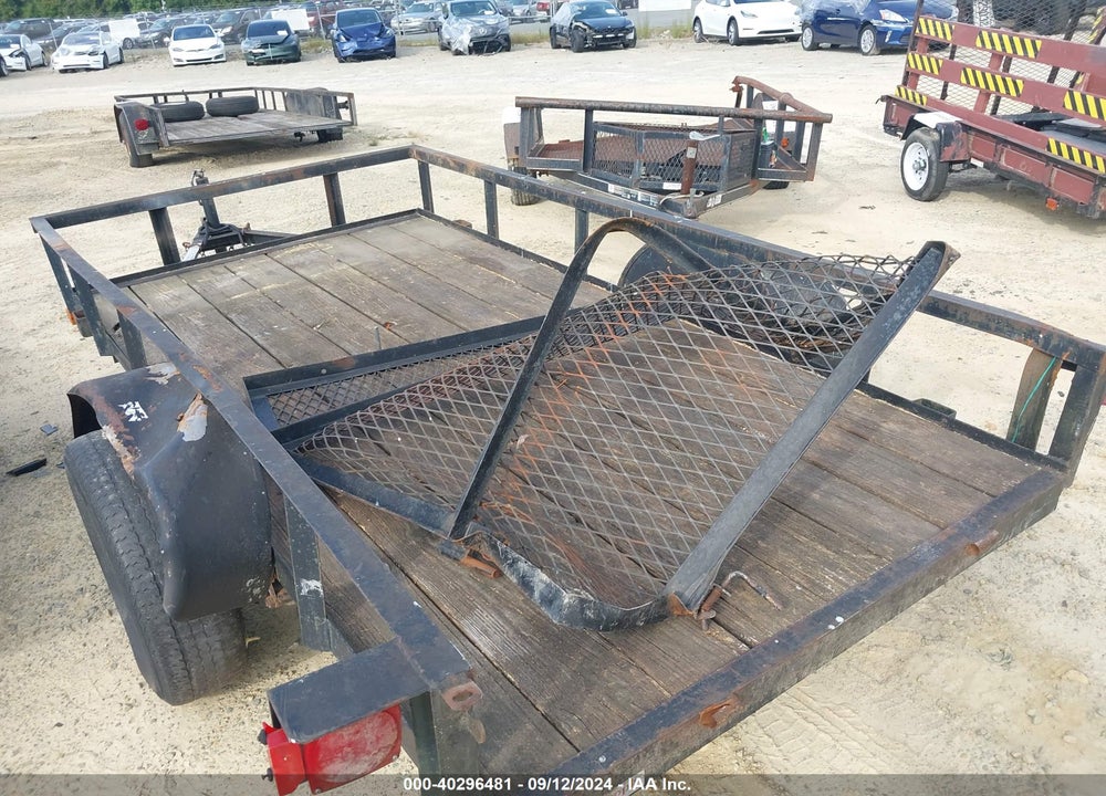 2007 SHIVERS UTILITY TRAILER VIN: 5D1BA13157G001249