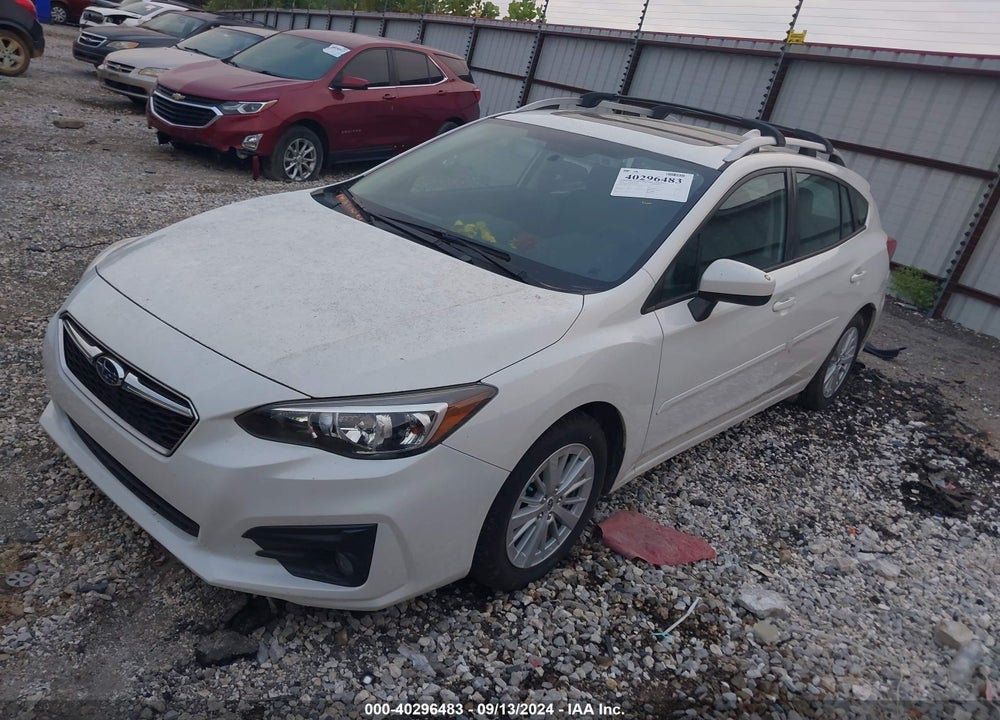 2018 SUBARU IMPREZA 2.0I PREMIUM VIN: 4S3GTAD69J3704577