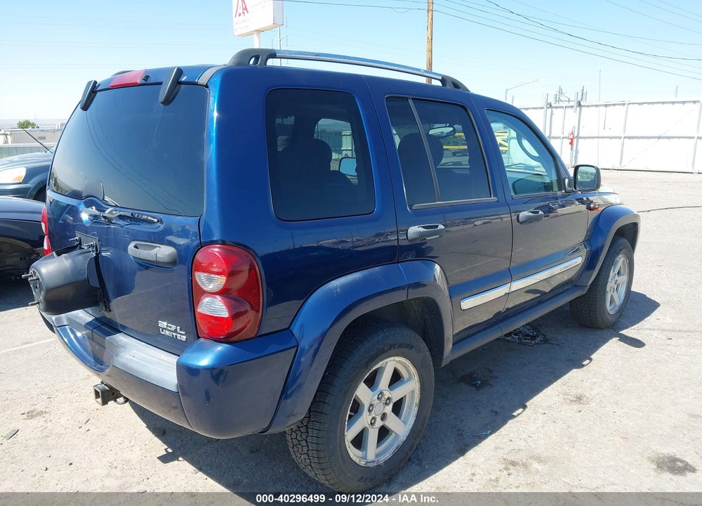2005 JEEP LIBERTY LIMITED EDITION VIN: 1J8GL58K25W547986