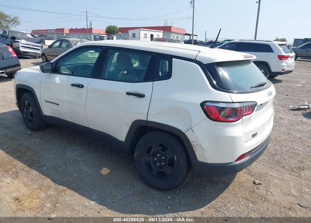 2018 JEEP COMPASS SPORT FWD VIN: 3C4NJCAB4JT194458