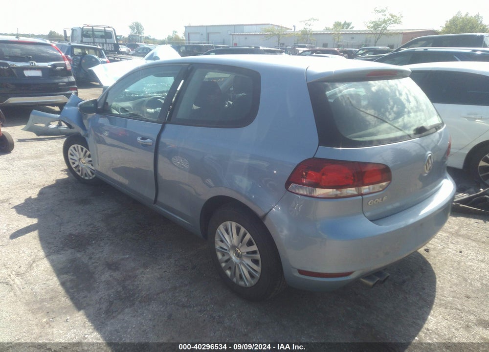 2011 VOLKSWAGEN GOLF 2.5L 2-DOOR VIN: WVWBA7AJ6BW010196
