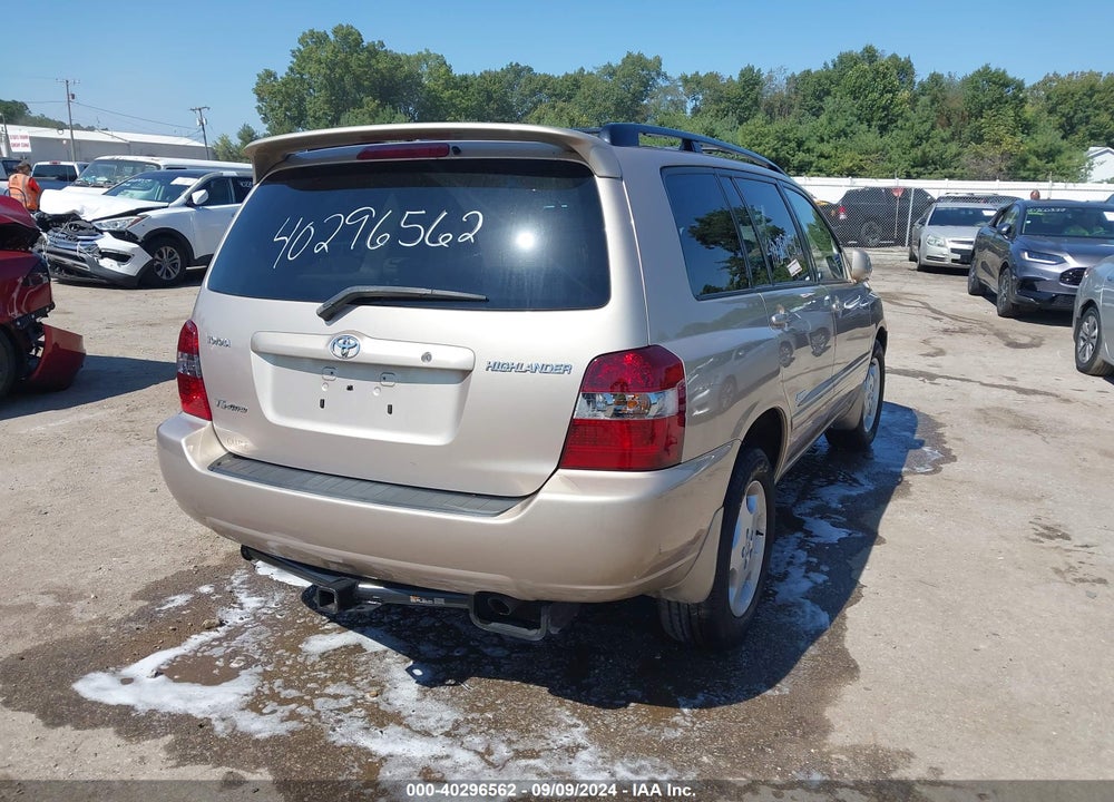 2006 TOYOTA HIGHLANDER LIMITED V6 VIN: JTEEP21A760165553