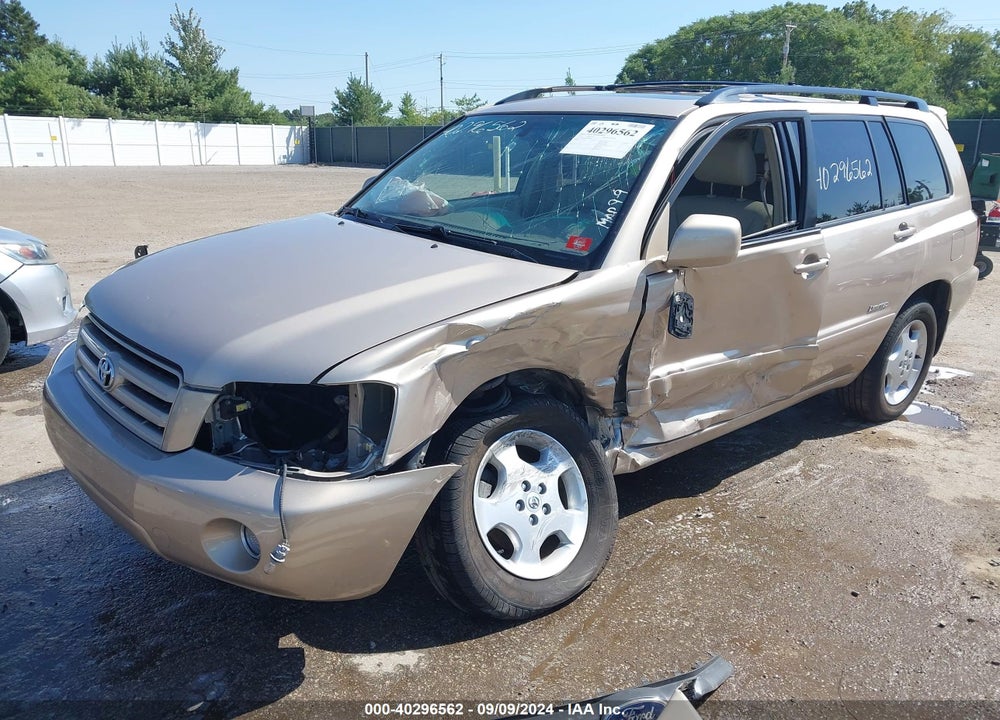 2006 TOYOTA HIGHLANDER LIMITED V6 VIN: JTEEP21A760165553