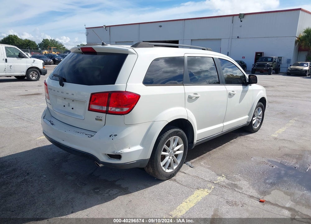 2014 DODGE JOURNEY SXT VIN: 3C4PDCBGXET108005