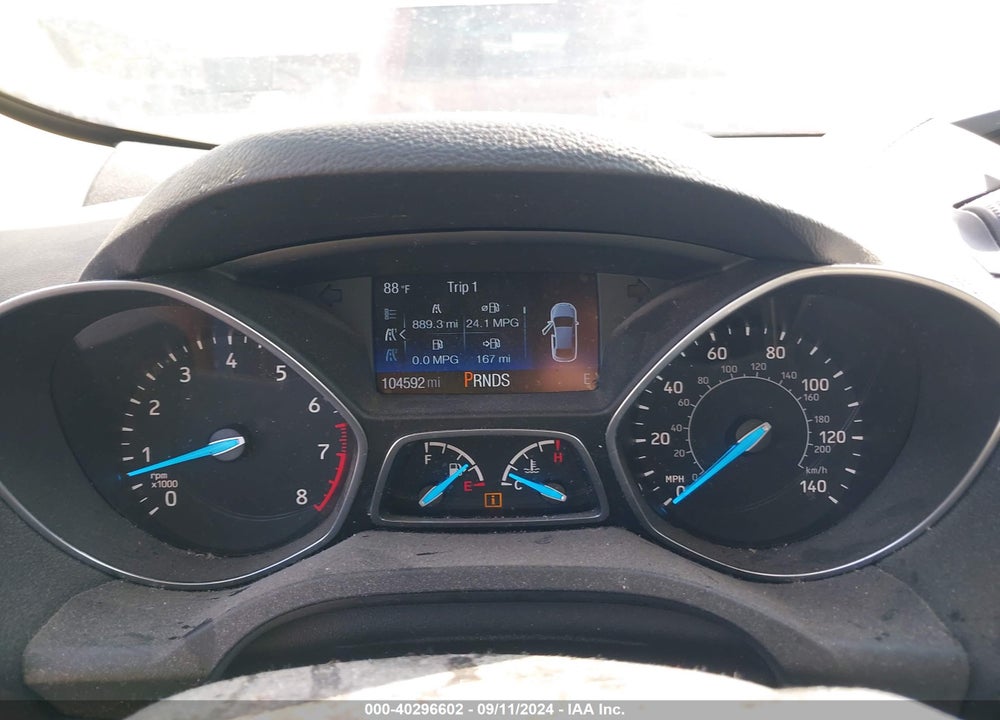 2019 FORD ESCAPE S VIN: 1FMCU0F72KUA88563