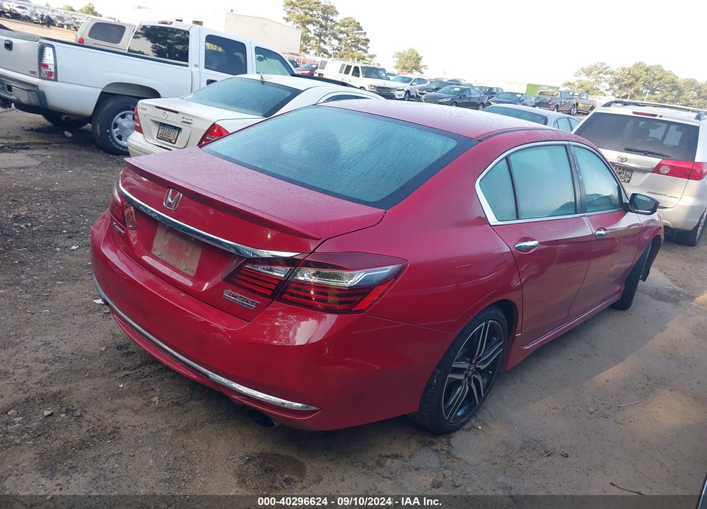 2017 HONDA ACCORD SPORT SE VIN: 1HGCR2F10HA126462