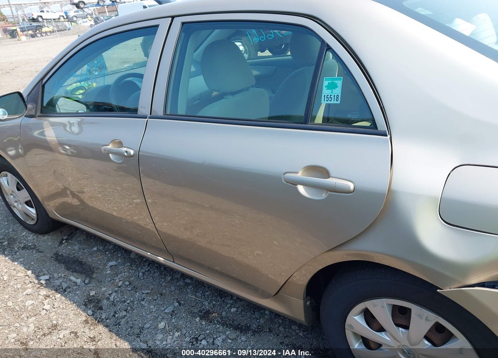 2009 TOYOTA COROLLA LE VIN: 2T1BU40E69C070184