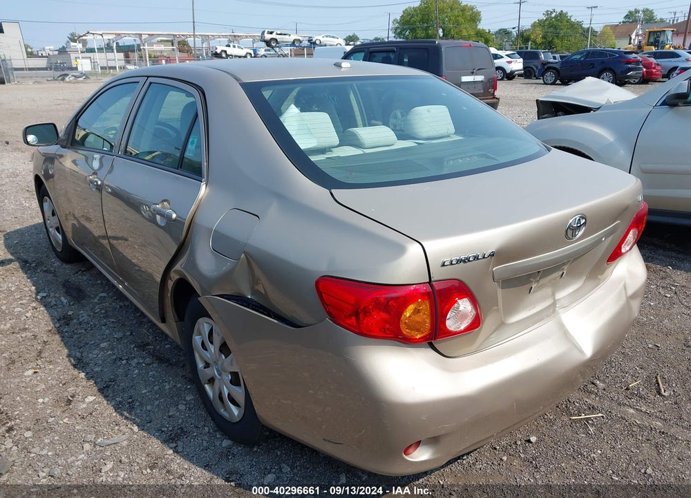 2009 TOYOTA COROLLA LE VIN: 2T1BU40E69C070184