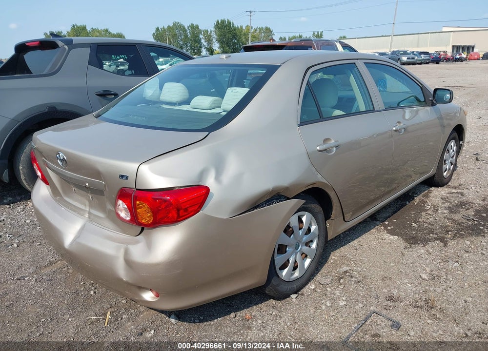 2009 TOYOTA COROLLA LE VIN: 2T1BU40E69C070184