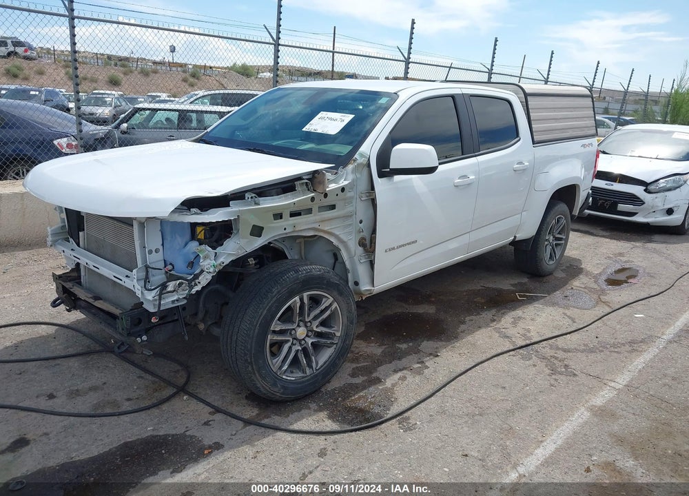 2022 CHEVROLET COLORADO 4WD SHORT BOX WT VIN: 1GCGTBEN5N1190708