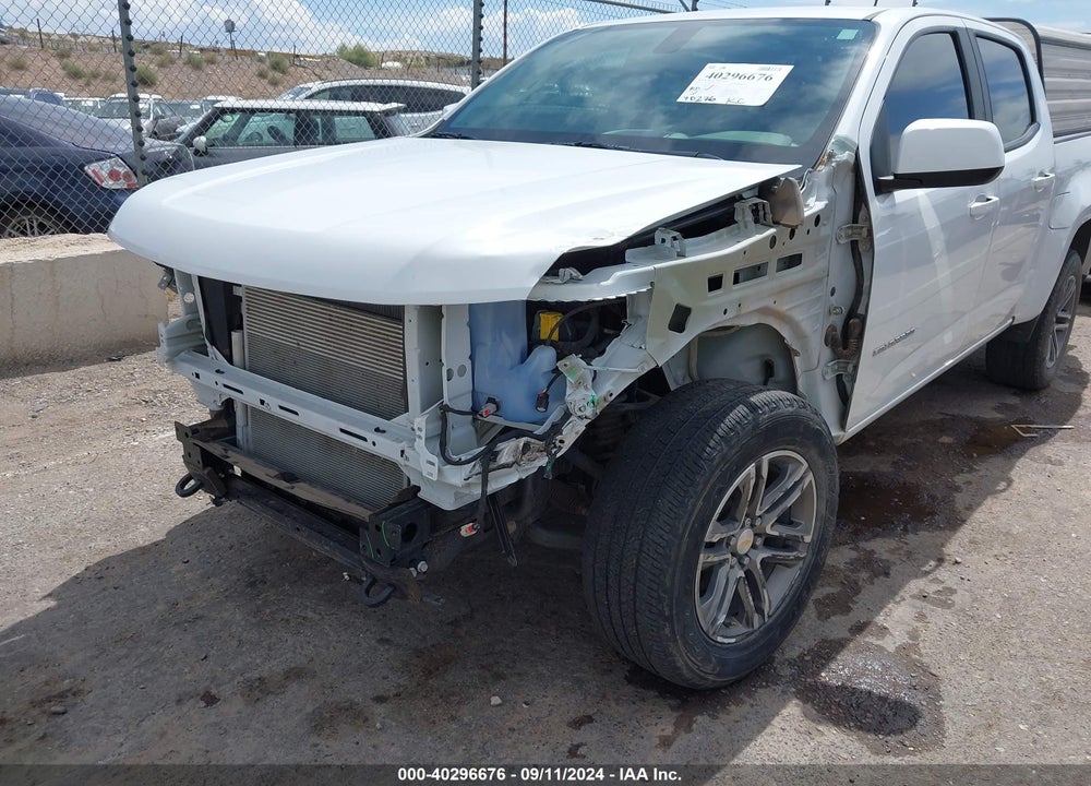 2022 CHEVROLET COLORADO 4WD SHORT BOX WT VIN: 1GCGTBEN5N1190708