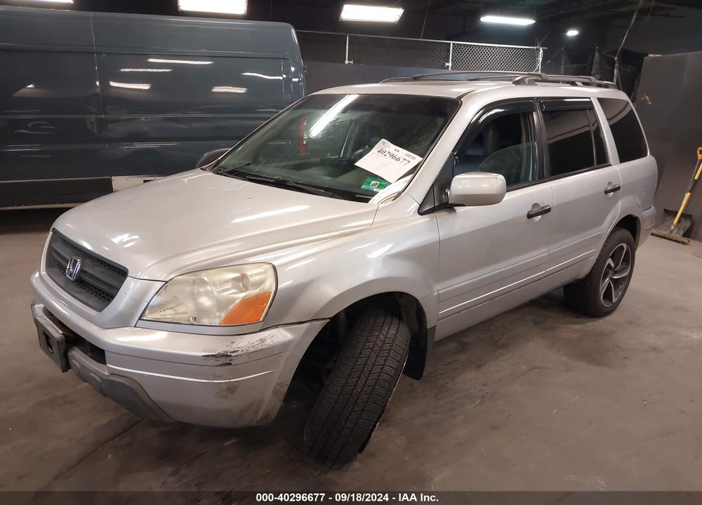 2005 HONDA PILOT EX-L VIN: 2HKYF18625H543876