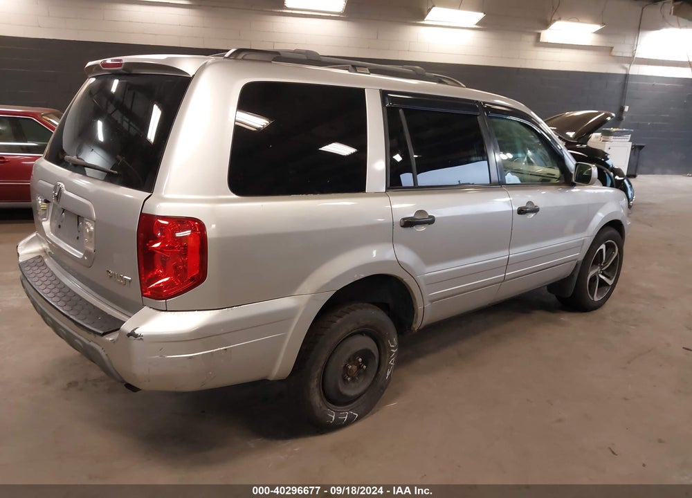 2005 HONDA PILOT EX-L VIN: 2HKYF18625H543876