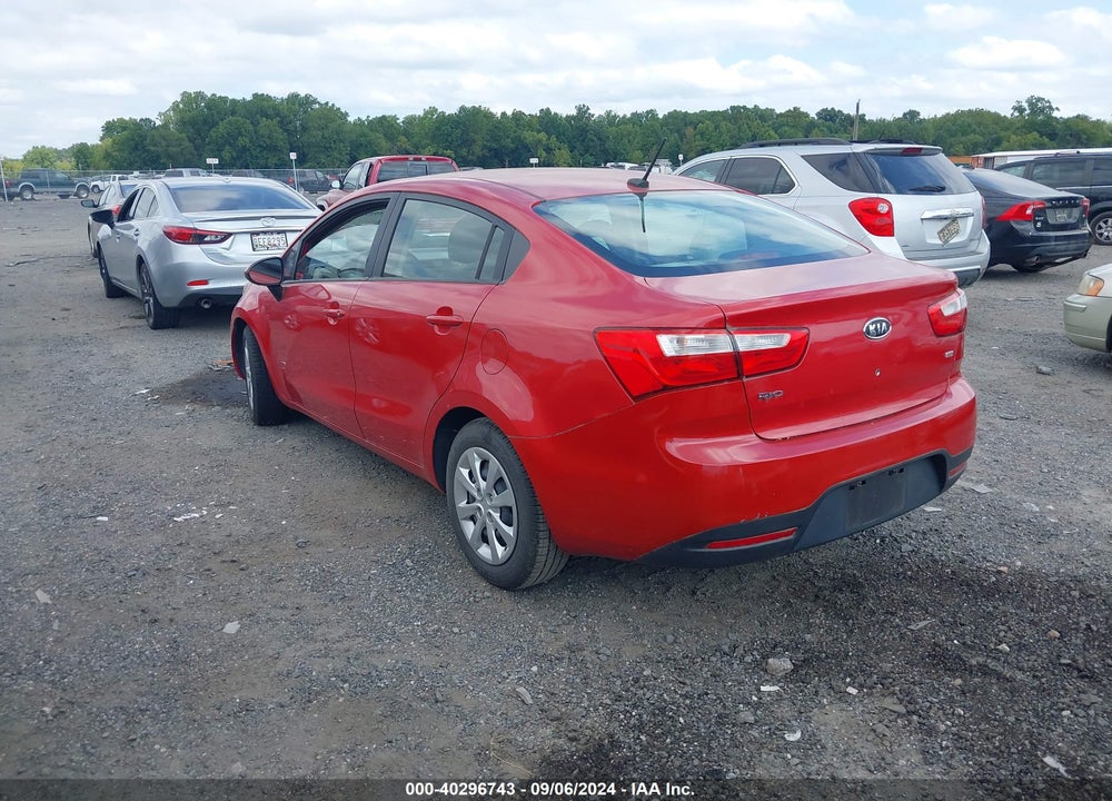 2012 KIA RIO VIN: KNADM4A36C6047053