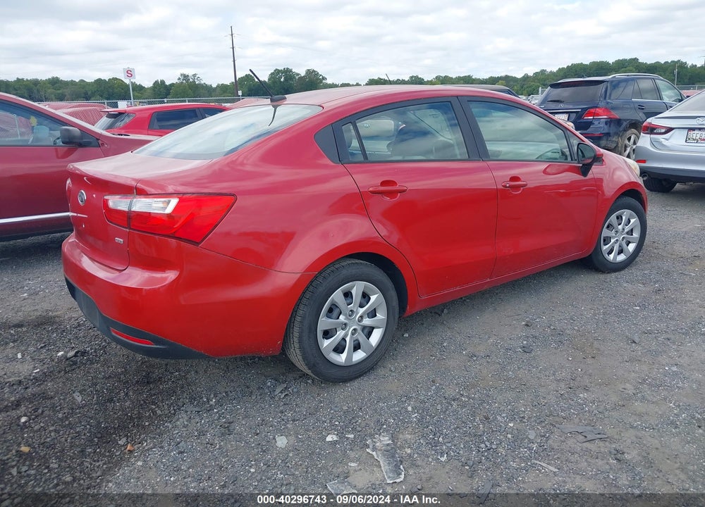 2012 KIA RIO VIN: KNADM4A36C6047053