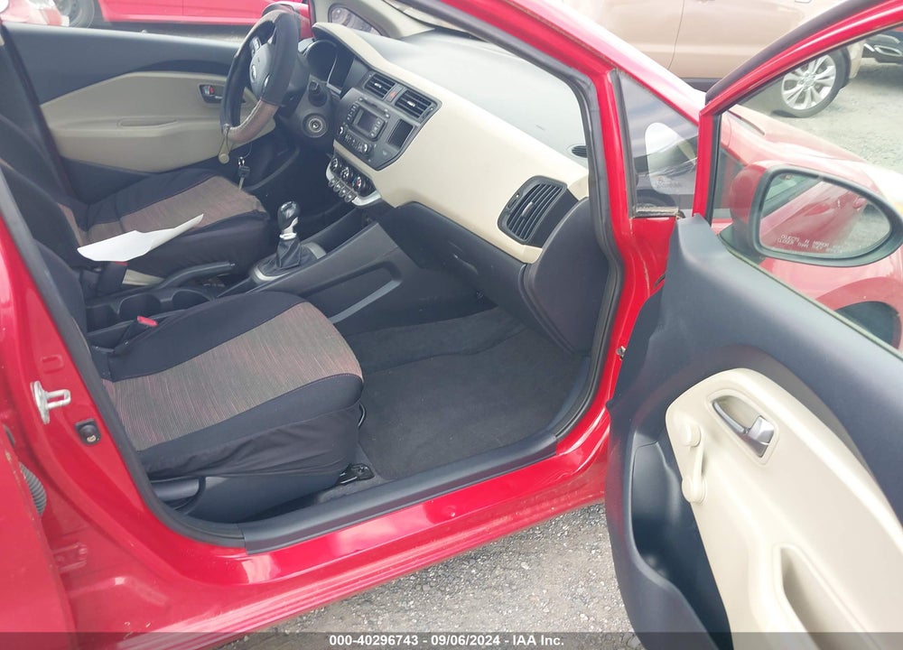 2012 KIA RIO VIN: KNADM4A36C6047053