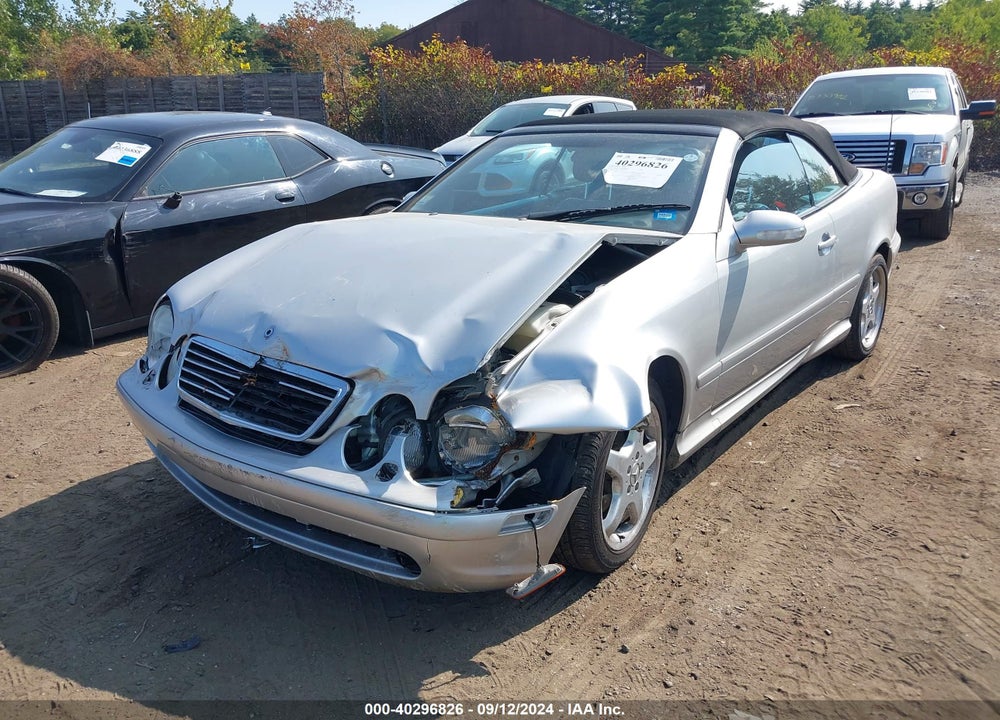 2002 MERCEDES-BENZ CLK 430 VIN: WDBLK70G72T100254