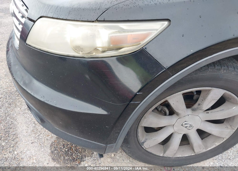 2005 INFINITI FX35 VIN: JNRAS08U65X107381