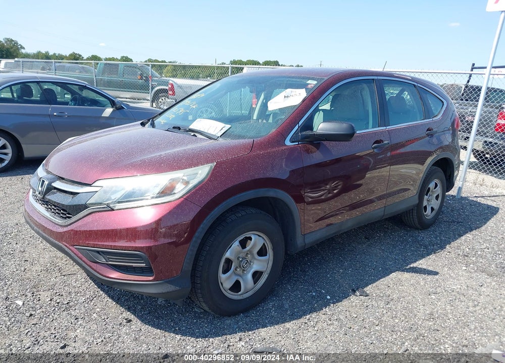 2015 HONDA CR-V LX VIN: 2HKRM4H39FH695382