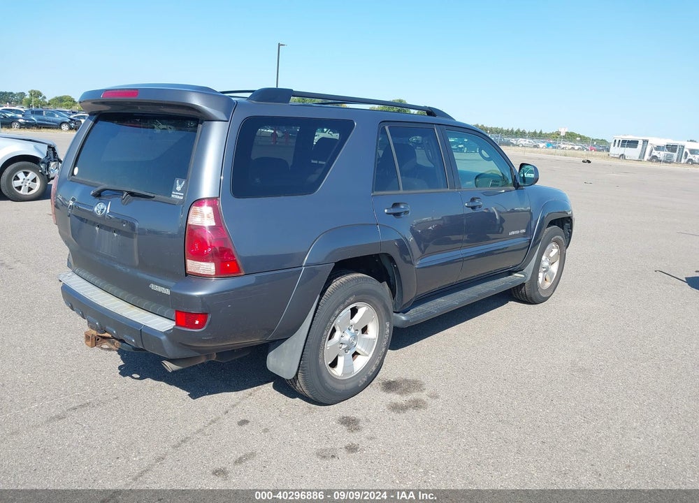 2005 TOYOTA 4RUNNER LIMITED V8 VIN: JTEBT17R050052306