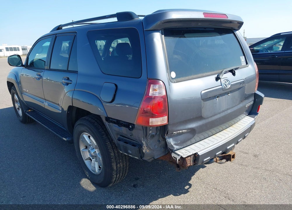 2005 TOYOTA 4RUNNER LIMITED V8 VIN: JTEBT17R050052306