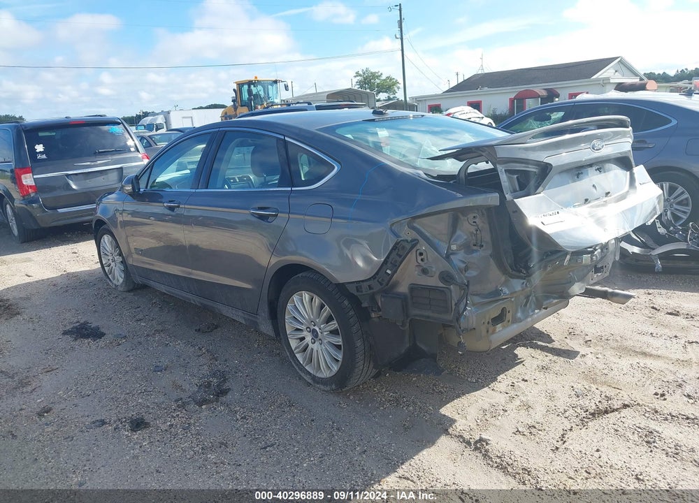 2013 FORD FUSION ENERGI TITANIUM VIN: 3FA6P0SU9DR351314