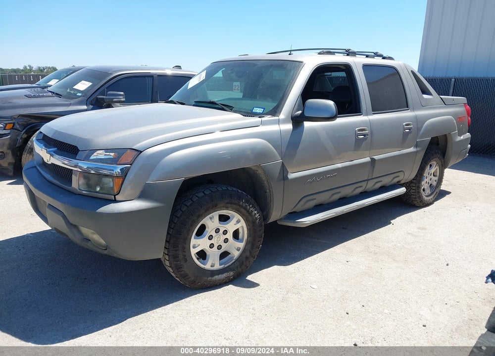 2002 CHEVROLET AVALANCHE 1500 VIN: 3GNEK13TX2G207688