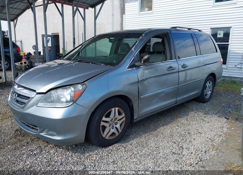 2006 HONDA ODYSSEY EX-L VIN: 5FNRL38696B055386