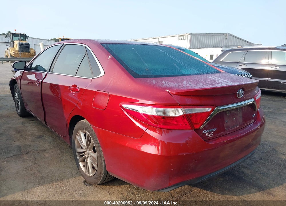 2016 TOYOTA CAMRY SE VIN: 4T1BF1FK3GU600399
