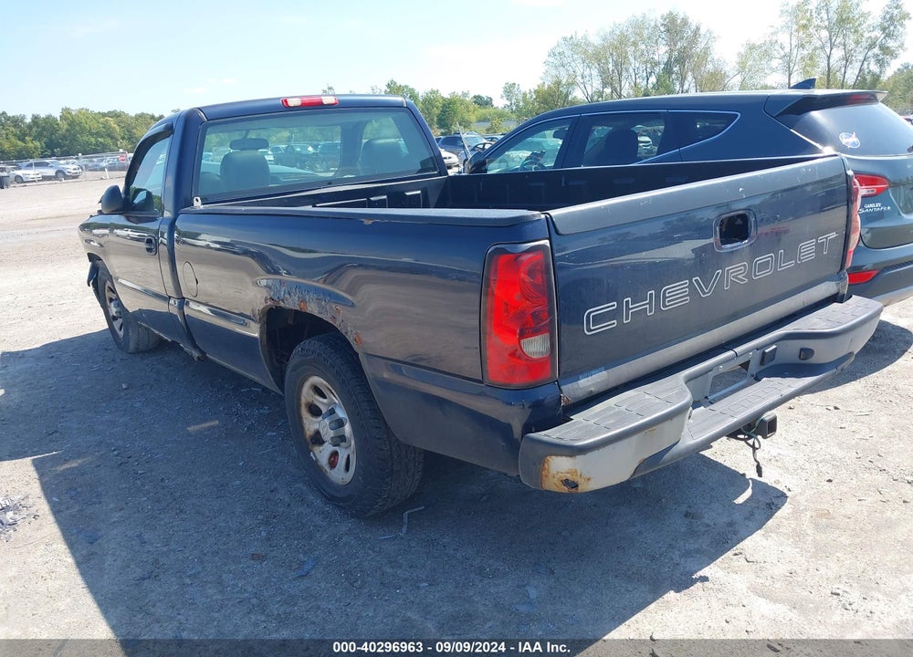 2006 CHEVROLET SILVERADO 1500 WORK TRUCK VIN: 1GCEC14X46Z113884