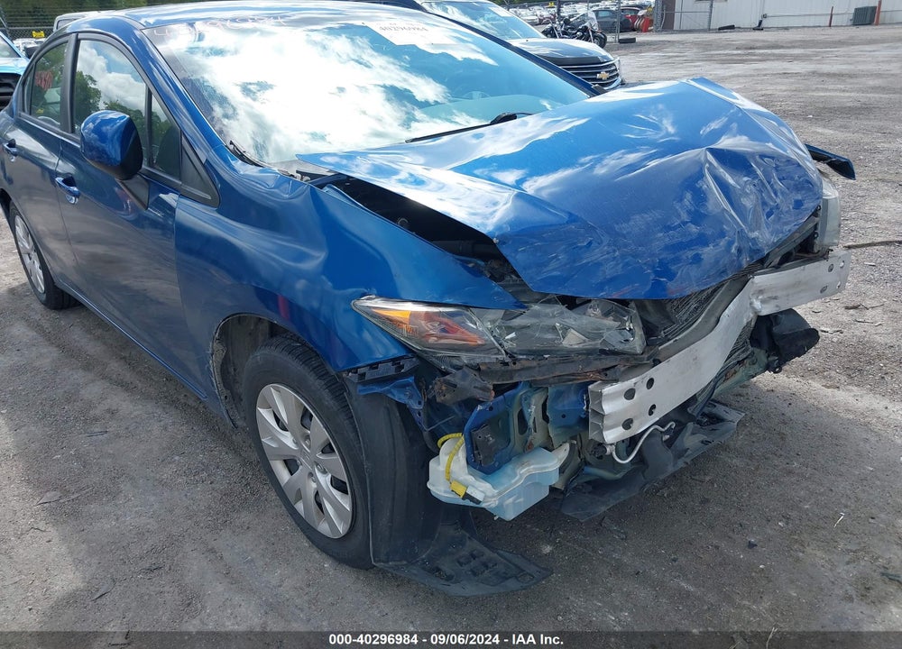 2012 HONDA CIVIC LX VIN: 19XFB2F55CE074982