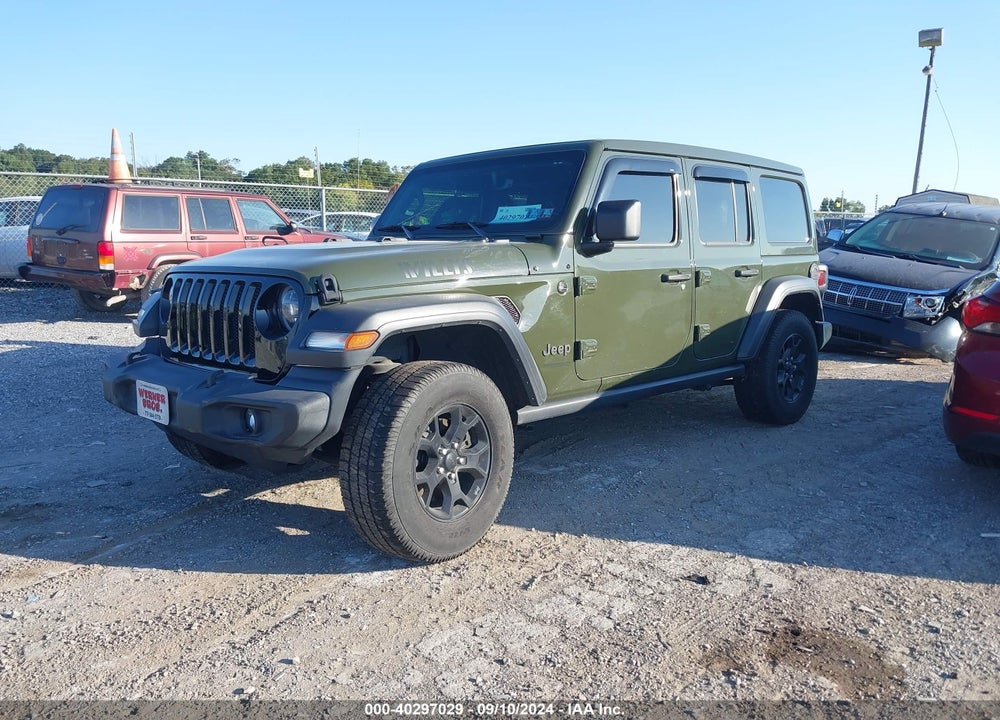 2020 JEEP WRANGLER UNLIMITED WILLYS 4X4 VIN: 1C4HJXDG8LW282874