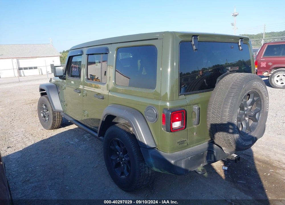 2020 JEEP WRANGLER UNLIMITED WILLYS 4X4 VIN: 1C4HJXDG8LW282874